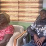 Lagos driver Chimobi Nwoko and mother.
