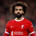Mohamed Salah of Liverpool on the pitch during the UEFA Europa League match between Liverpool FC and R. Union Saint-Gilloise at Anfield